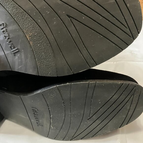 Fitzwell Boots Suede Leather Riding Boots Wide Calf Boot Size 8.5 NEW - Picture 10 of 11